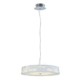 Phoenix Crystal Ceiling Lights Diyas Single Crystal Pendants